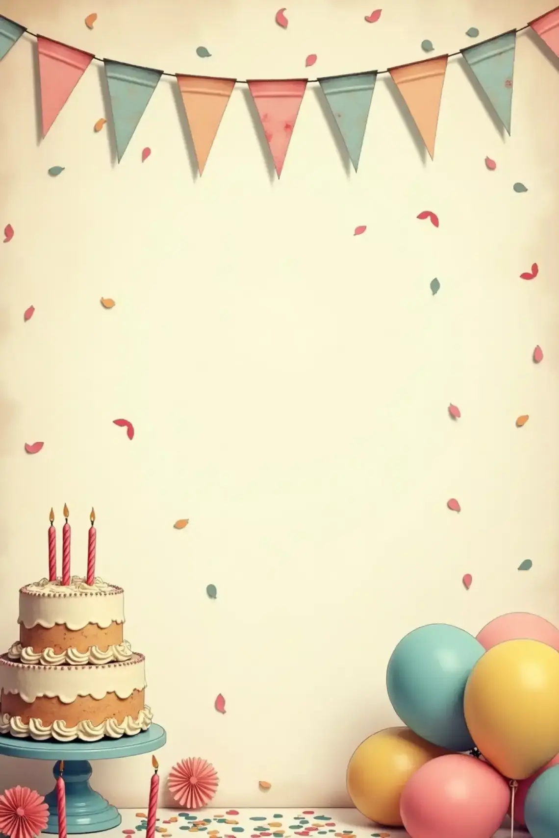 Free 2025 Birthday Backgrounds with Customizable Name Spaces