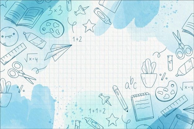 Elegante Desenho De Aquarela Para Fazer Você Voltar à Escola