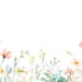Whimsical Wildflower Banners in Soft Pastel Hues Whimsical Wildflower Banners in Soft Pastel Hues