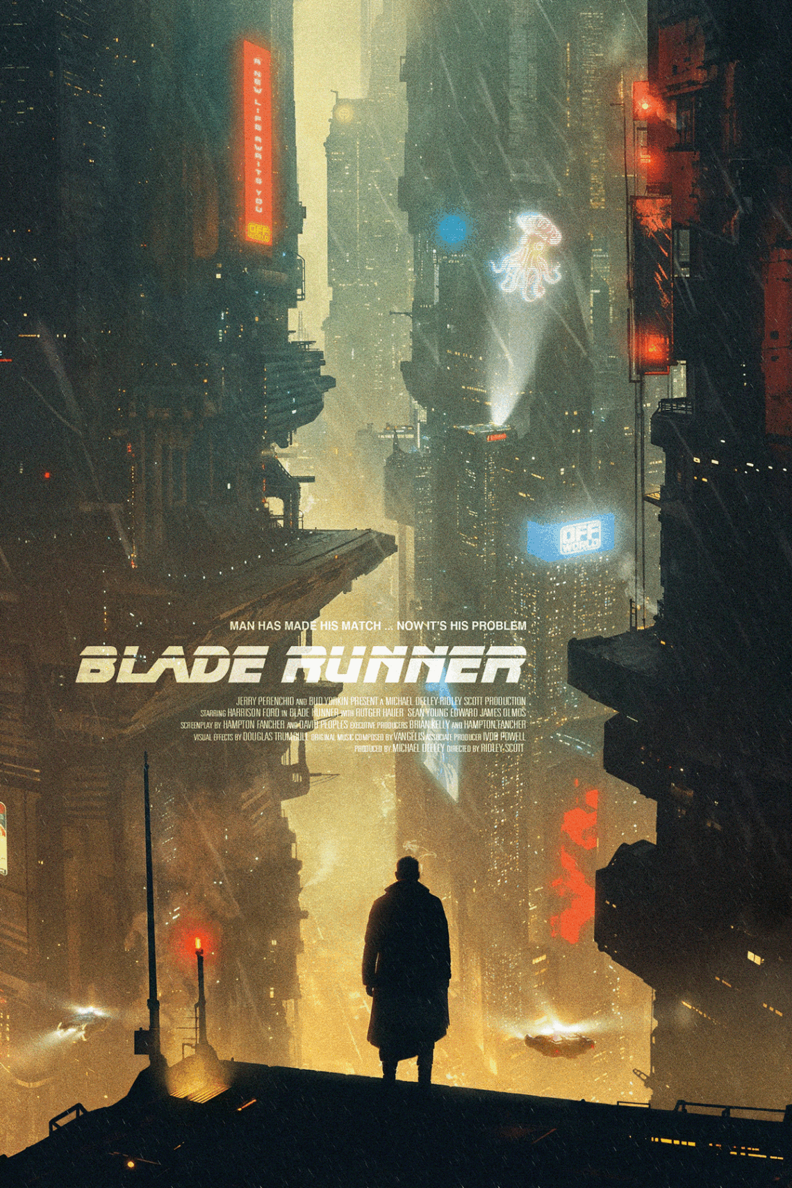 Immersive Art Meets Sci-Fi: Official Blade Runner Poster