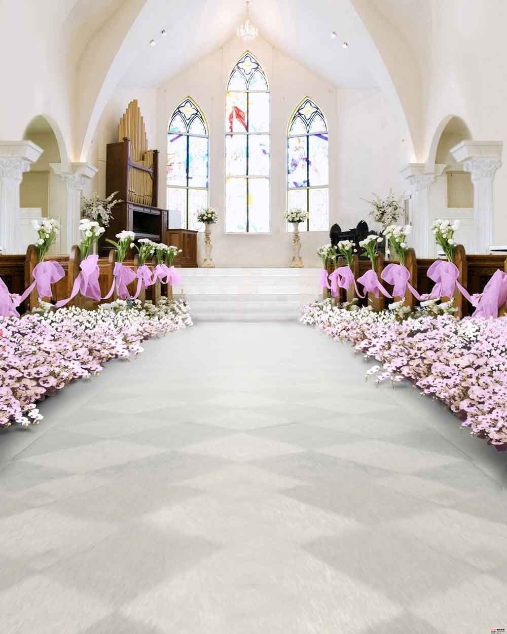 Romantic Church Wedding Backdrops to Steal the Scene