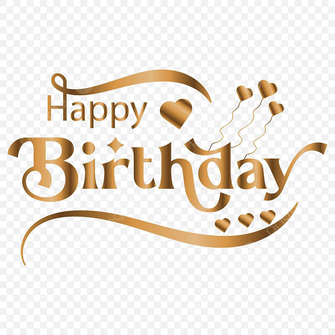 Golden Birthday Graphics: Free Download