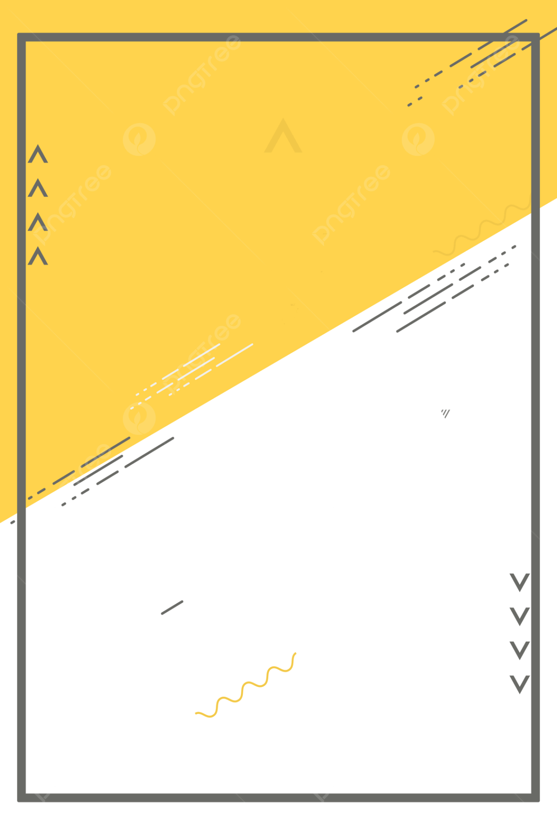 Free Download: Simple Posters with Geometric Frame Wallpaper