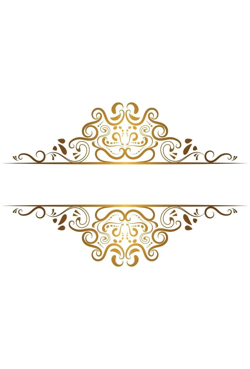 Luxury Vintage Wedding Frames (Free PNG)