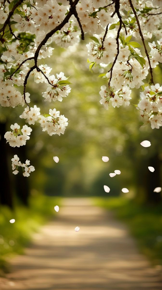 Blooming Beauty: Spring White Flower Wallpaper Inspiration