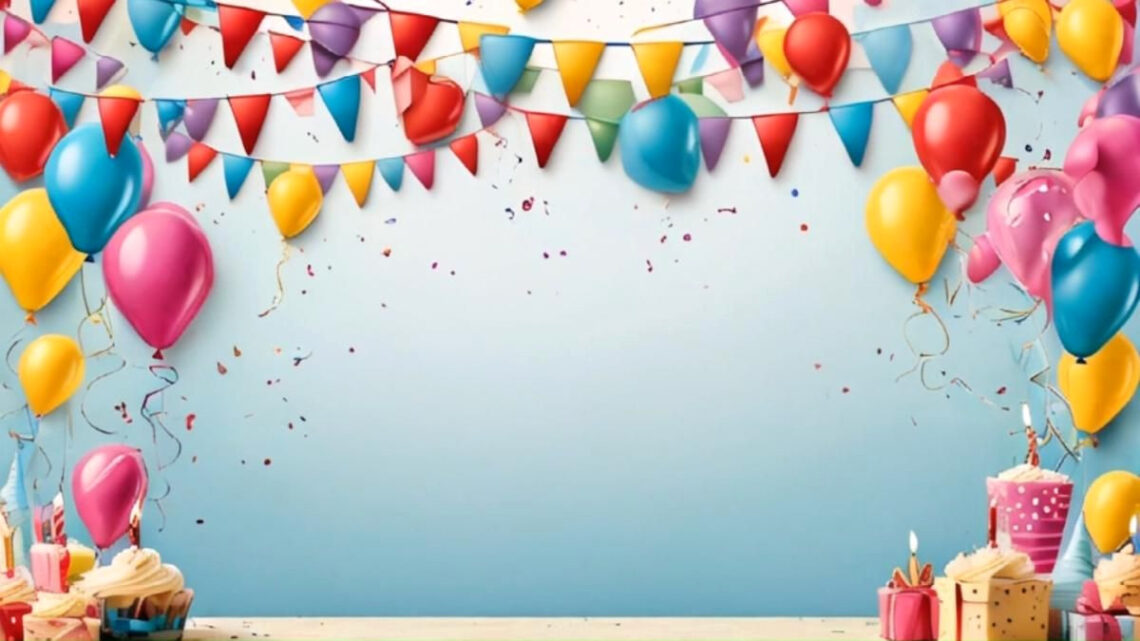 Vibrant Birthday Party Backdrop Ideas