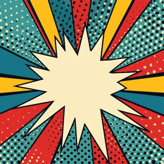 Add a Pop of Color: Free Pop Art Vector Backgrounds