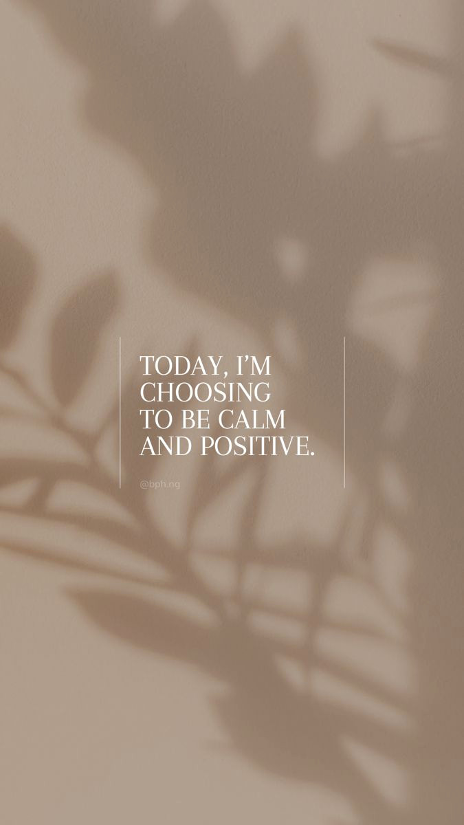 Choose Calm, Choose Happiness