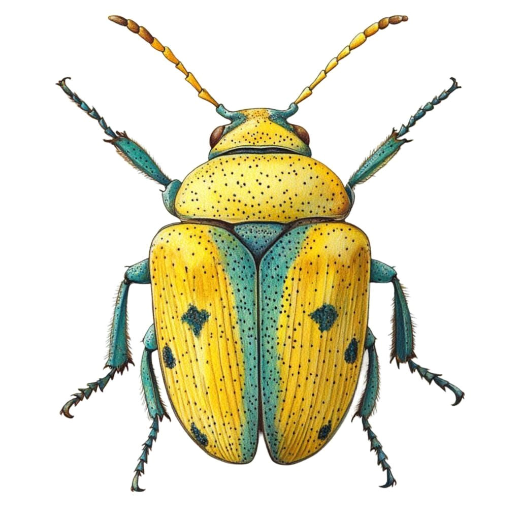 15 Stunning Teal Beetle Clipart Designs
