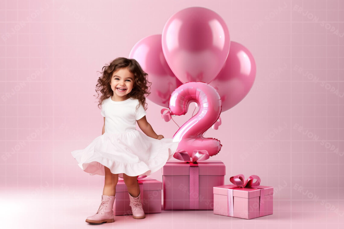 Pastel Pink Birthday Background 2 — Celebrate this Special Milestone