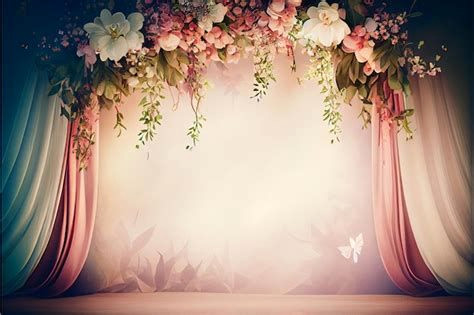 Romantic Wedding Backdrop Illustrations at Unbeatable Prices
