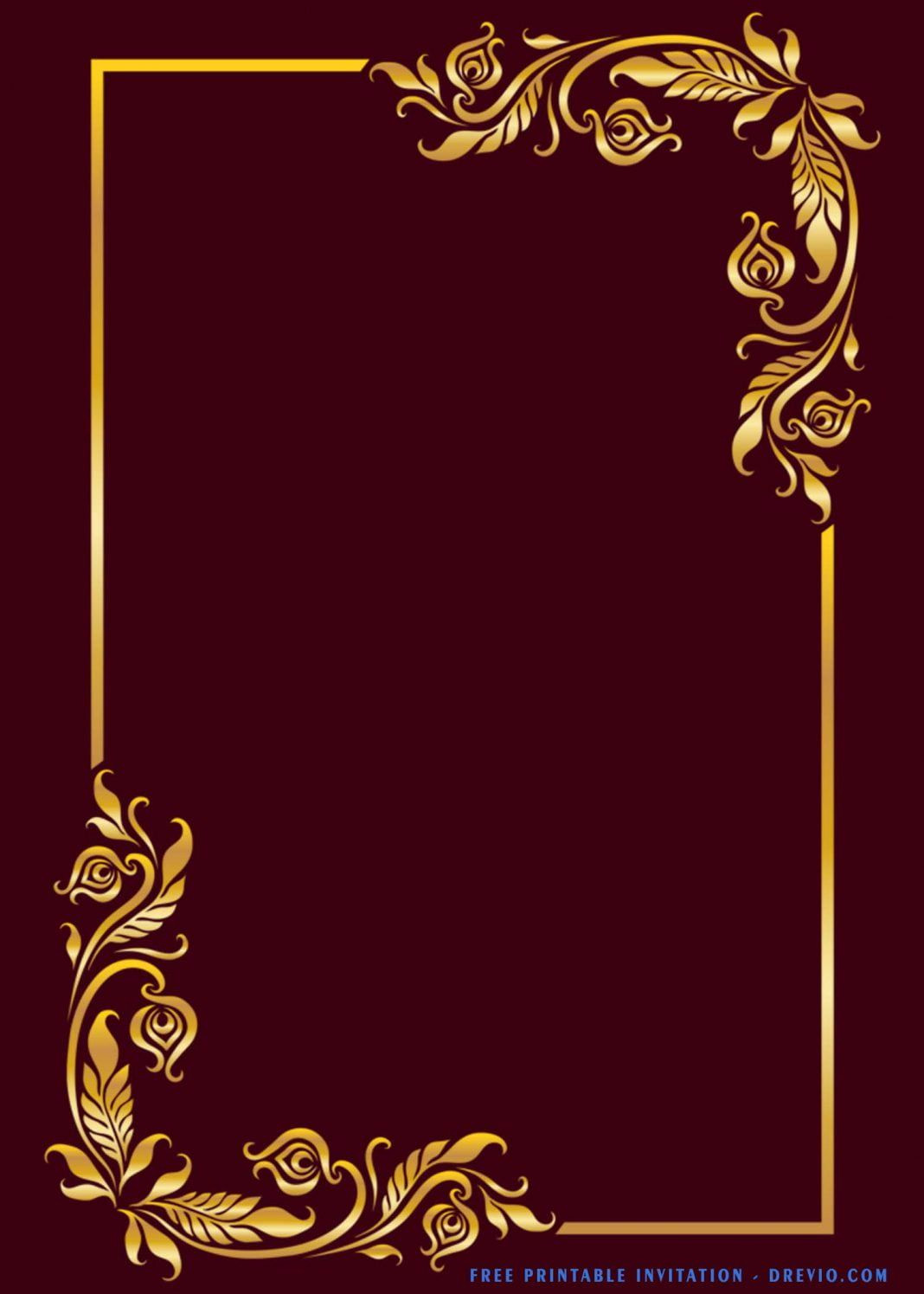 Download Free Elegant Floral Invitations