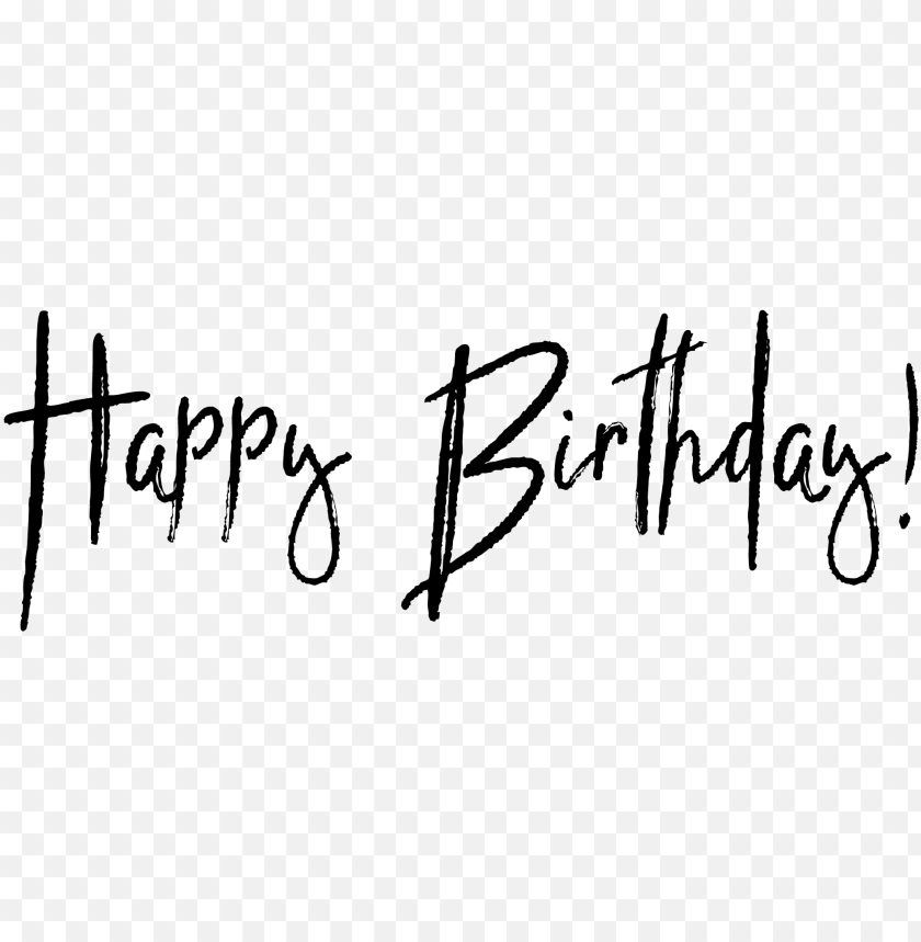 Transparent Birthday Png Text with Clear Background