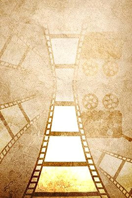 Bright Red Minimalist Oscar Movie Poster Background