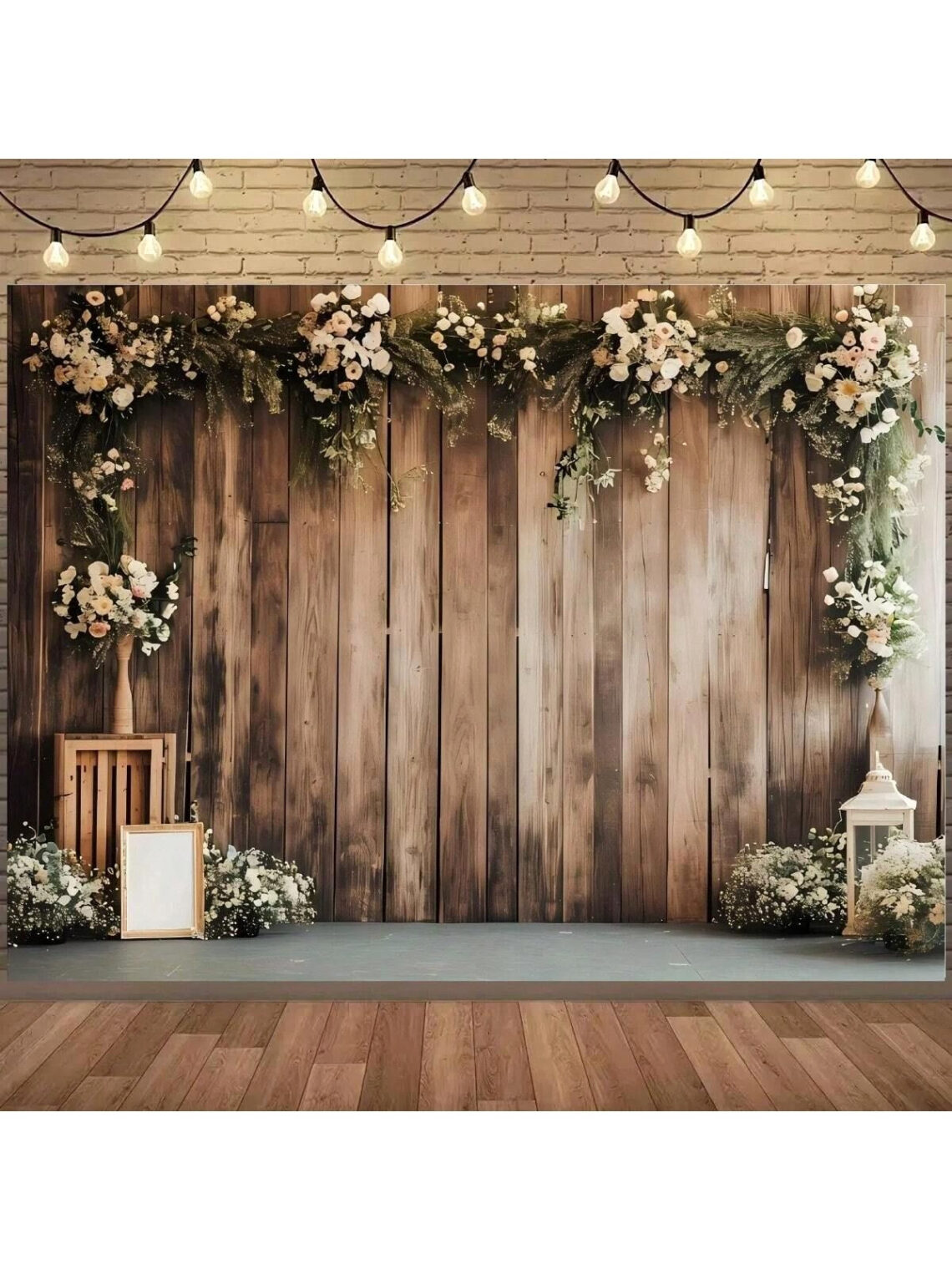 Rústico Floral Bottom De Parede Perfeito Para Festa de Casamento