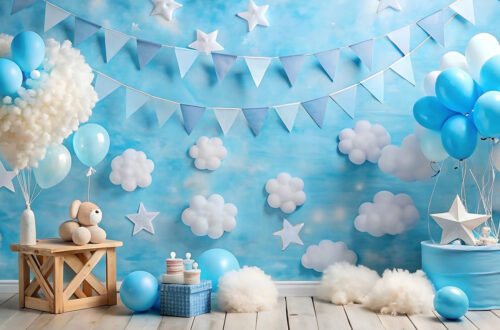 Celebrate in the Clouds: DIY Birthday Photo Booth