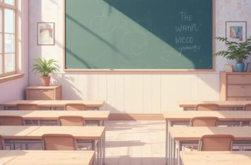 Pastel Perfection: Classic Classroom Illustrations