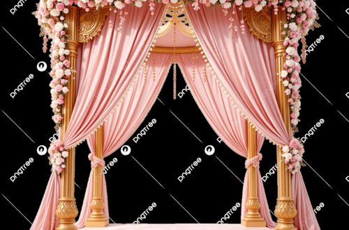 Hindu Wedding Mandap: Elegant Free Floral PNG Designs
