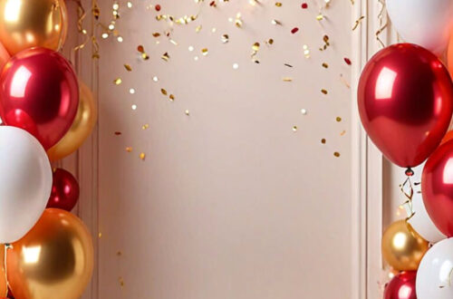 Easy DIY Festive Background for Invites