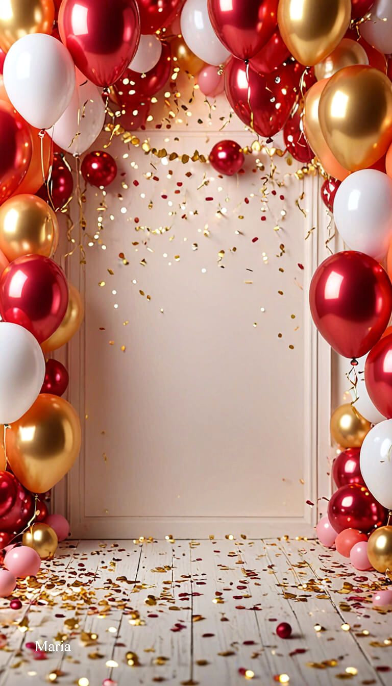 Easy DIY Festive Background for Invites