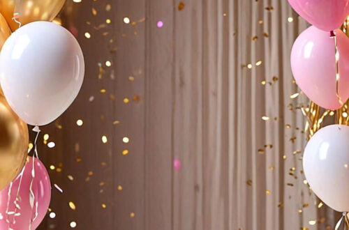 POP of Color: Vibrant Balloon Party Backdrops POP of Color: Vibrant Balloon Party Backdrops