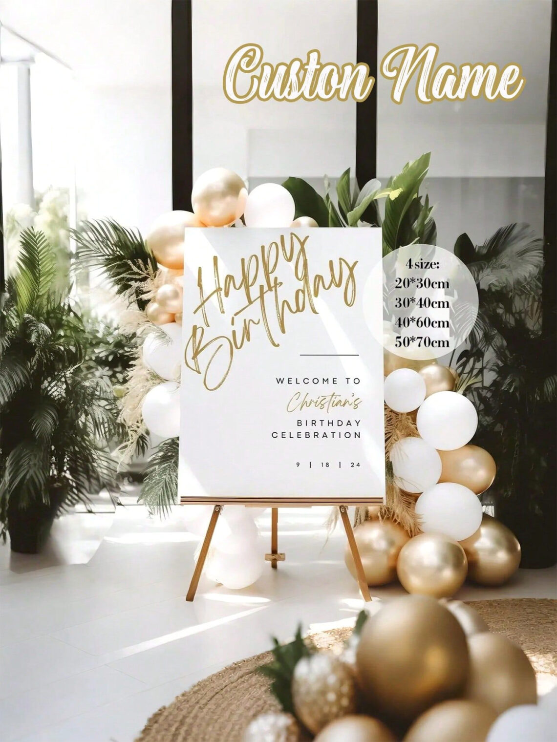 Custom Birthday Poster: Create a Unique Welcome Sign