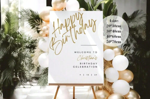 Custom Birthday Poster: Create a Unique Welcome Sign Custom Birthday Poster: Create a Unique Welcome Sign