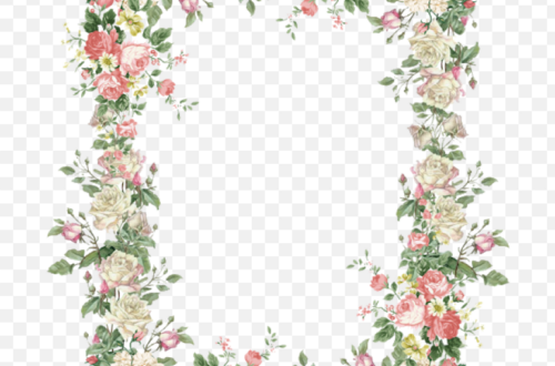 Free Vintage Floral Borders: 15 PNG Images