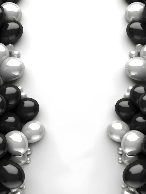 Black Friday Banner Template with Balloons