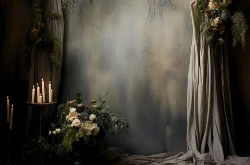Add a Touch of Floral Elegance with This Fine Art Photo Backdrop