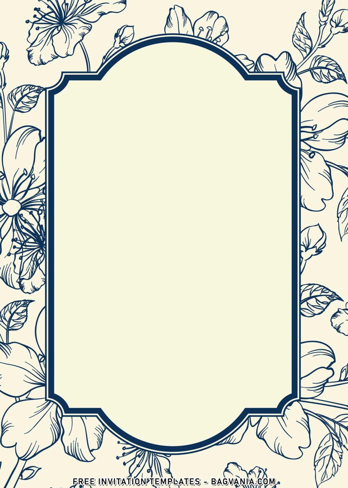 Fall Floral Birthday Invitations