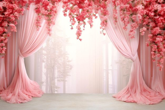 Dreamy Floral Wedding Backdrop