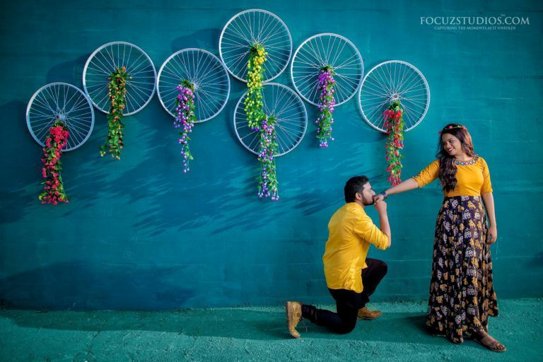 Love in Bloom: A Pre-Wedding Photo Shoot in Hyderabad