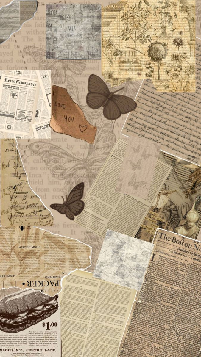 Vintage Newspaper Background