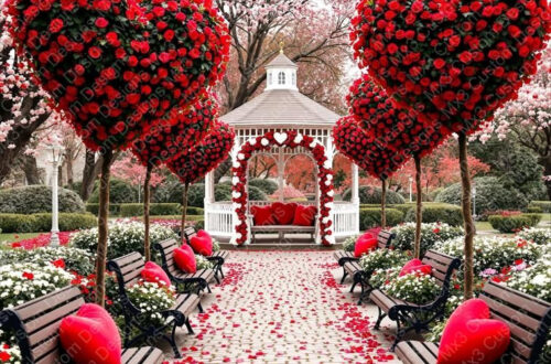 Romantic Valentine’s Day Digital Backdrop Romantic Valentine’s Day Digital Backdrop