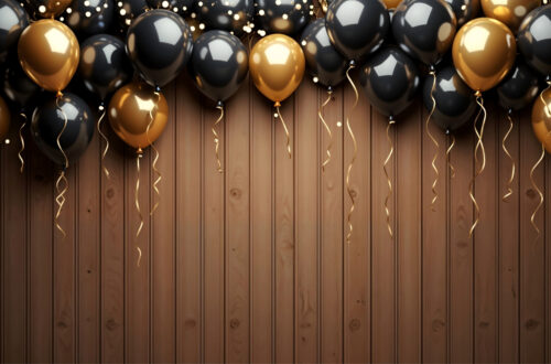 Golden Birthday Wishes on Wood Golden Birthday Wishes on Wood