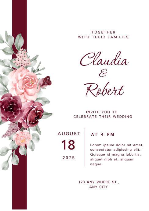 Elegant Floral Wedding Sign Ideas