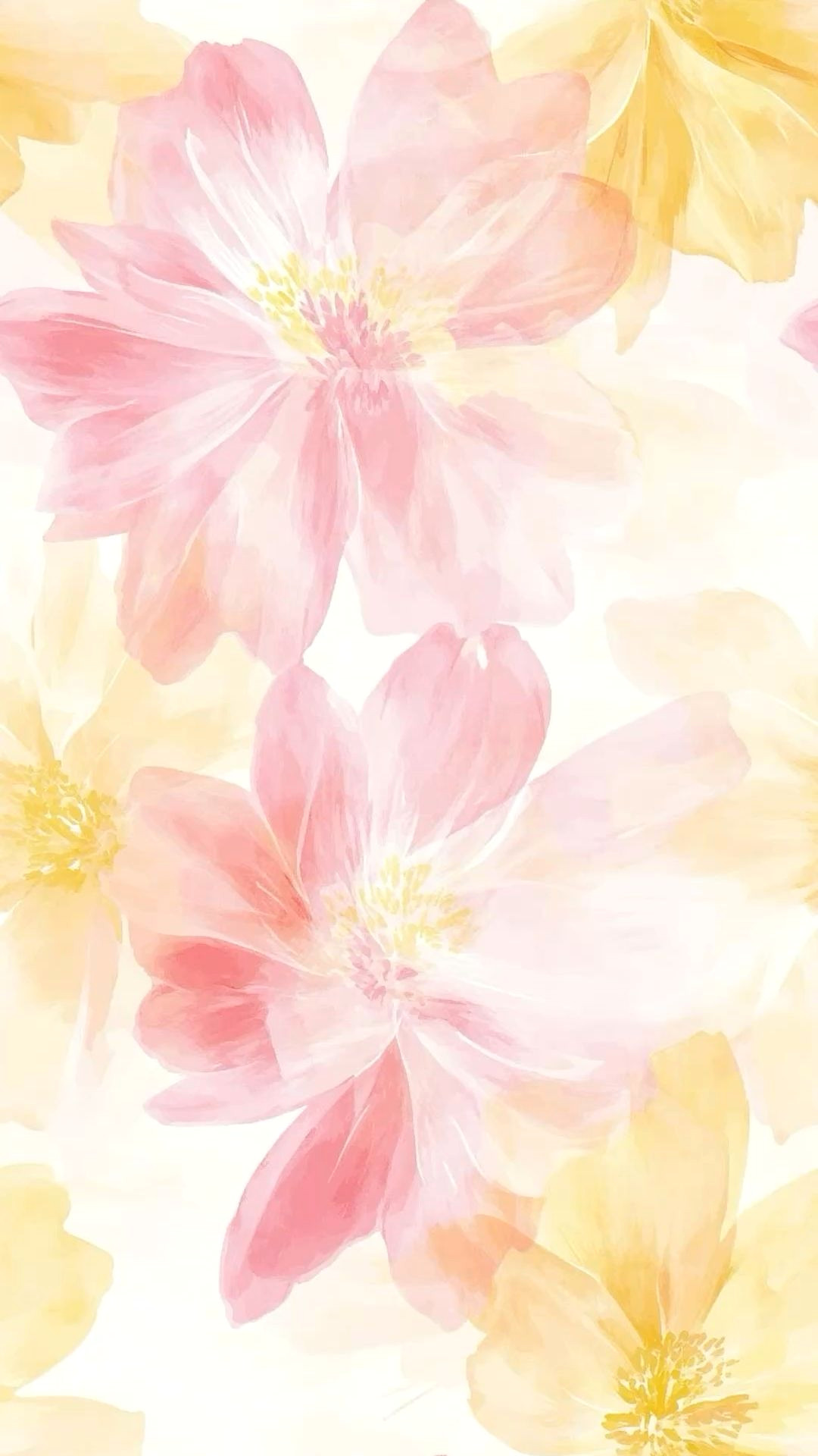 Pastel Dreams: Soft Floral Wallpapers