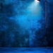 Stunning Blue Backdrop with Professional Spotlight