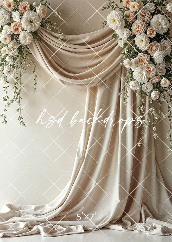 Elegant Peony Drapes with 3 Sweeping Options