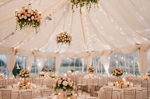 Romantic Nighttime Wedding Decor Inspiration Romantic Nighttime Wedding Decor Inspiration