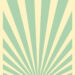 Green Vintage Sunburst Poster: Retro Art Explosion