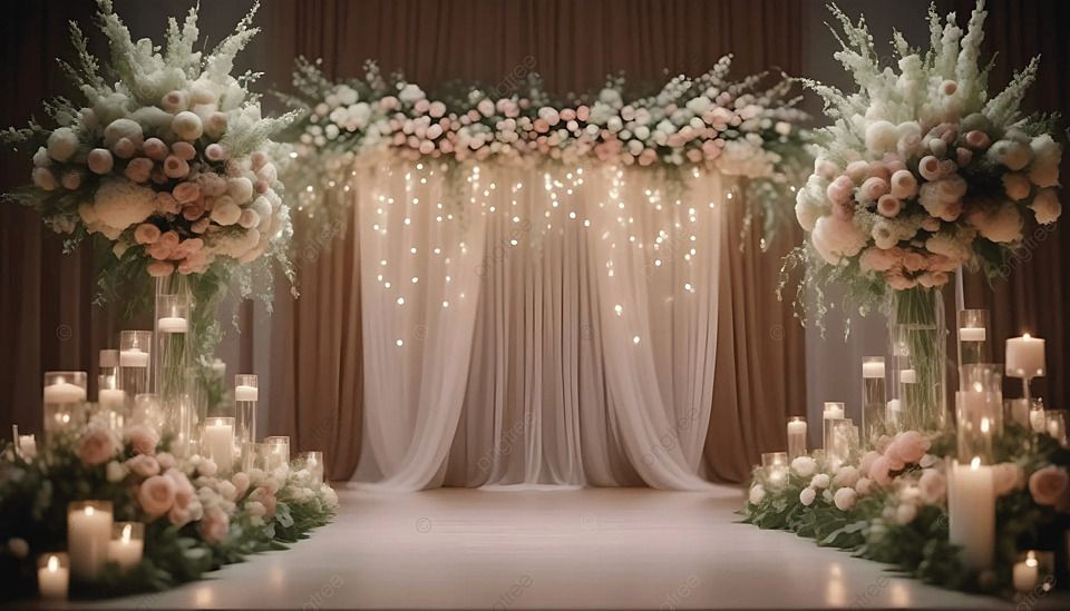 Dazzling Floral Wedding Backgrounds to Download