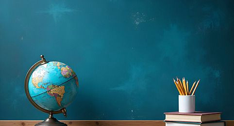 Welcome New Students with a Touch of Artistic Charm | Free Blackboard Designs