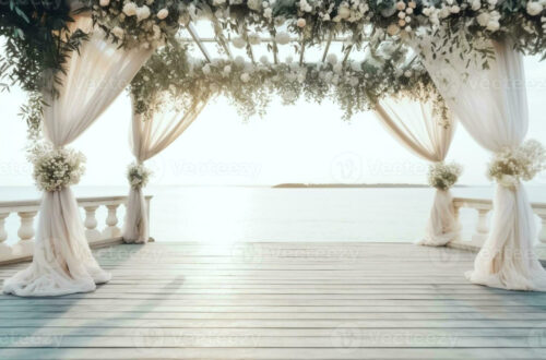 Love in Bloom: AI-Generated Dream Wedding Arches Love in Bloom: AI-Generated Dream Wedding Arches