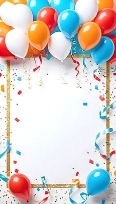 Free Download: Bold Celebration Balloons Wallpaper