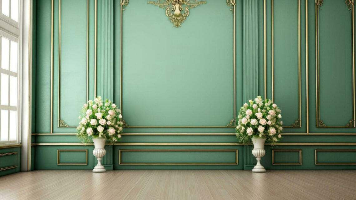 Ethereal Green Wedding Landscape: Free AI Magic