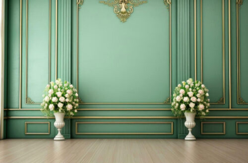 Ethereal Green Wedding Landscape: Free AI Magic