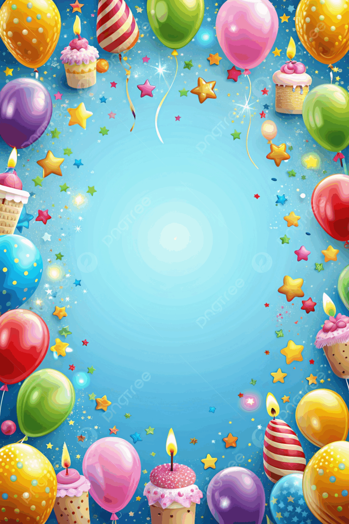 Free Birthday Invitation Backdrops for Instant Download