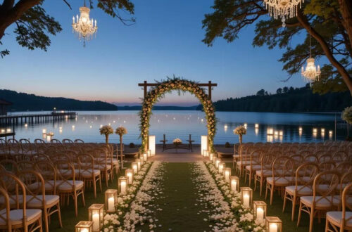 Celebrate Under the Stars: Lakeside Wedding Magic